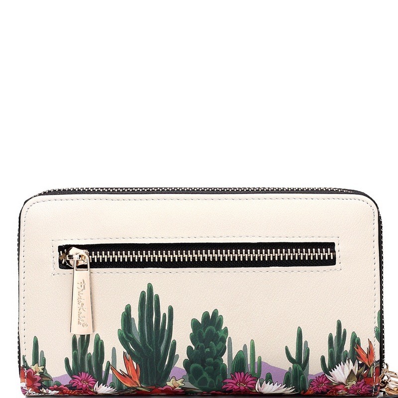 Frida Kahlo Flower Wristlet Wallet MH-FL929 > Wallets > Mezon Handbags